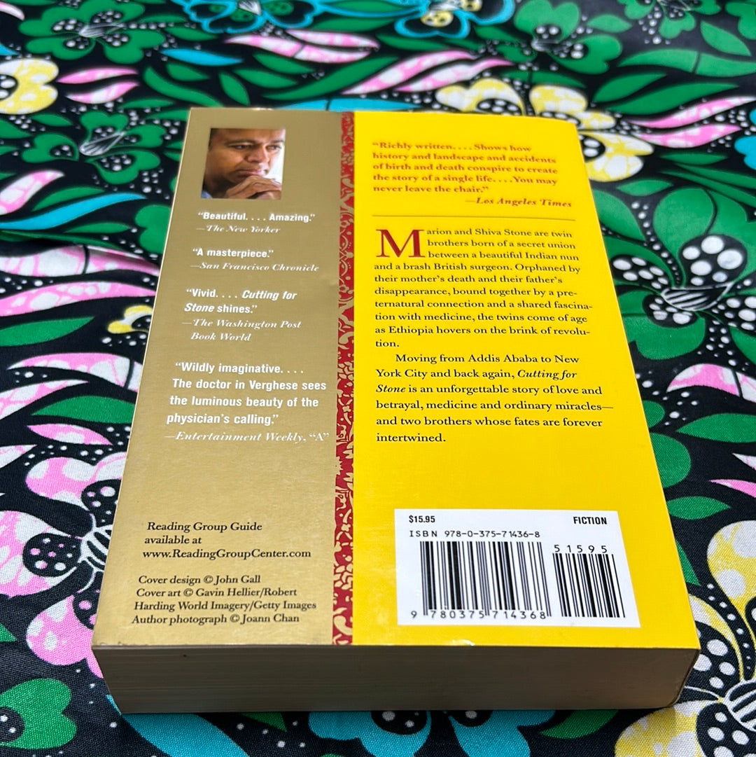 Cutting for Stone by Abraham Verghese – Zambezi Joy Society