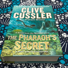 Load image into Gallery viewer, The Pharoh’s Secret: A Kurt Austin Adventure by Clive Cussler and Graham Brown