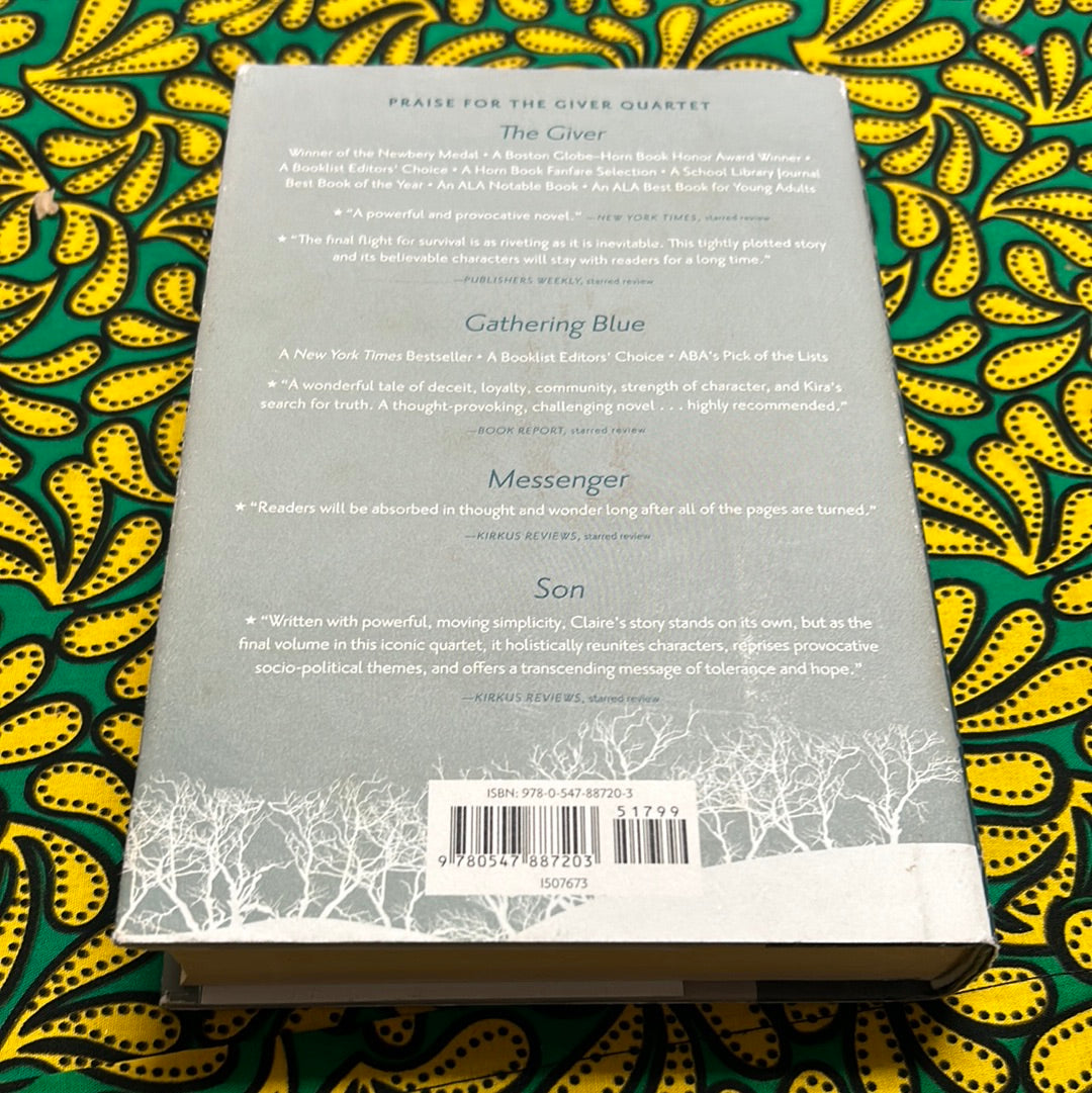 Son by Lois Lowry Zambezi Joy Society