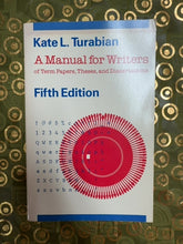 Load image into Gallery viewer, A Manual for Writers of Term Papers, Theses, and Dissertations back cover