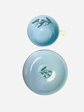 Load image into Gallery viewer, Mid Century Homer Loughlin Skytone Stardust - Teacup & Saucer