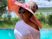 Load image into Gallery viewer, Chitenge Sun Hats Of Happiness
