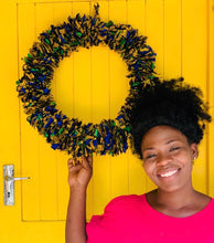 Load image into Gallery viewer, Holiday Chitenge Wreaths