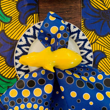 Load image into Gallery viewer, Yellow Elephant Napkin Rings - Ring Set