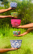 Load image into Gallery viewer, Multi-Coloured Chitenge Cheer Bowls