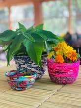 Load image into Gallery viewer, Pink Chitenge Cheer Bowls
