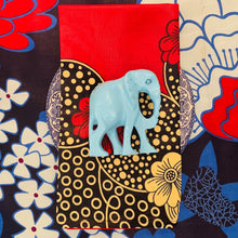 Load image into Gallery viewer, Pale Blue Elephant Napkin Rings - Ring Set