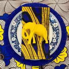 Load image into Gallery viewer, Yellow Elephant Napkin Rings - Ring Set