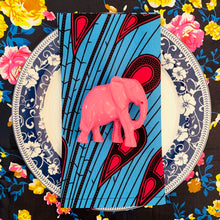 Load image into Gallery viewer, Pink Elephant Napkin Rings - Ring Set