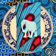 Load image into Gallery viewer, Pale Blue Elephant Napkin Rings - Ring Set