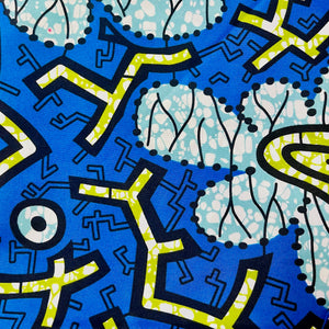 Haring Boy Blue - Cushion Cover