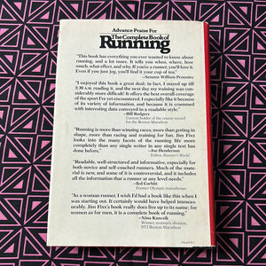 The Complete Book of Running by James F Fixx
