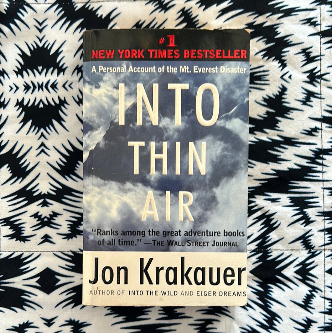 Into Thin Air by Jon Krakauer