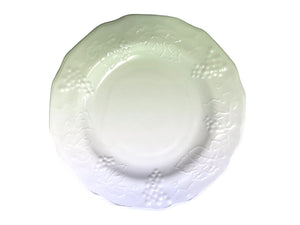 Mid-Century Harvest Milk Glass - Dinner Plate