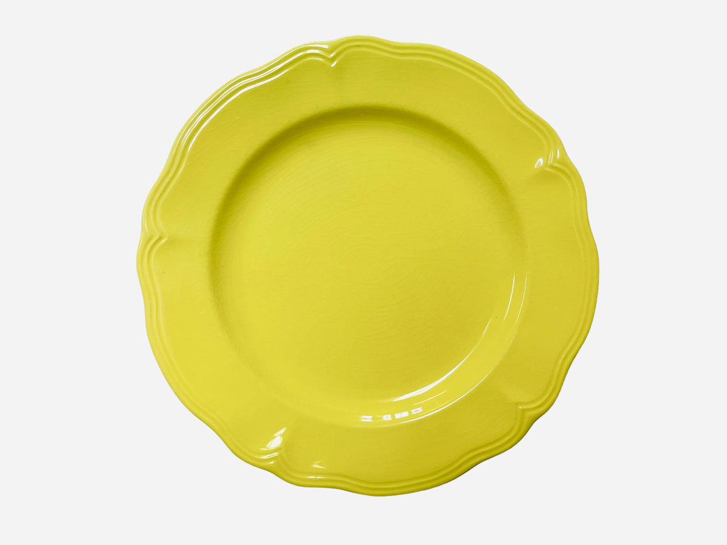Vintage Yellow Federalist Ironstone - Dinner Plate