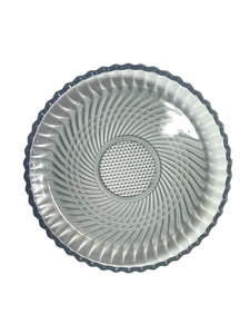 Vintage Libbey Smoke Glass Swirl - Side Plate -