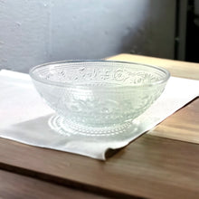 Load image into Gallery viewer, Clear Vintage Trellis Sandwich Glass - Bowl
