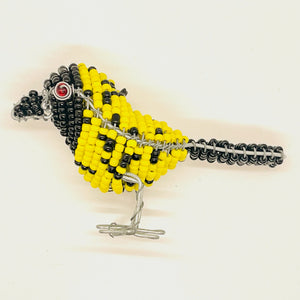 Village Weaver (Small) - Beaded Bird