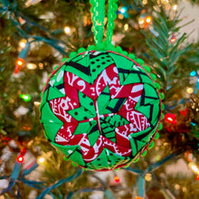 Load image into Gallery viewer, Holiday Chitenge Balls - Quilted Individual
