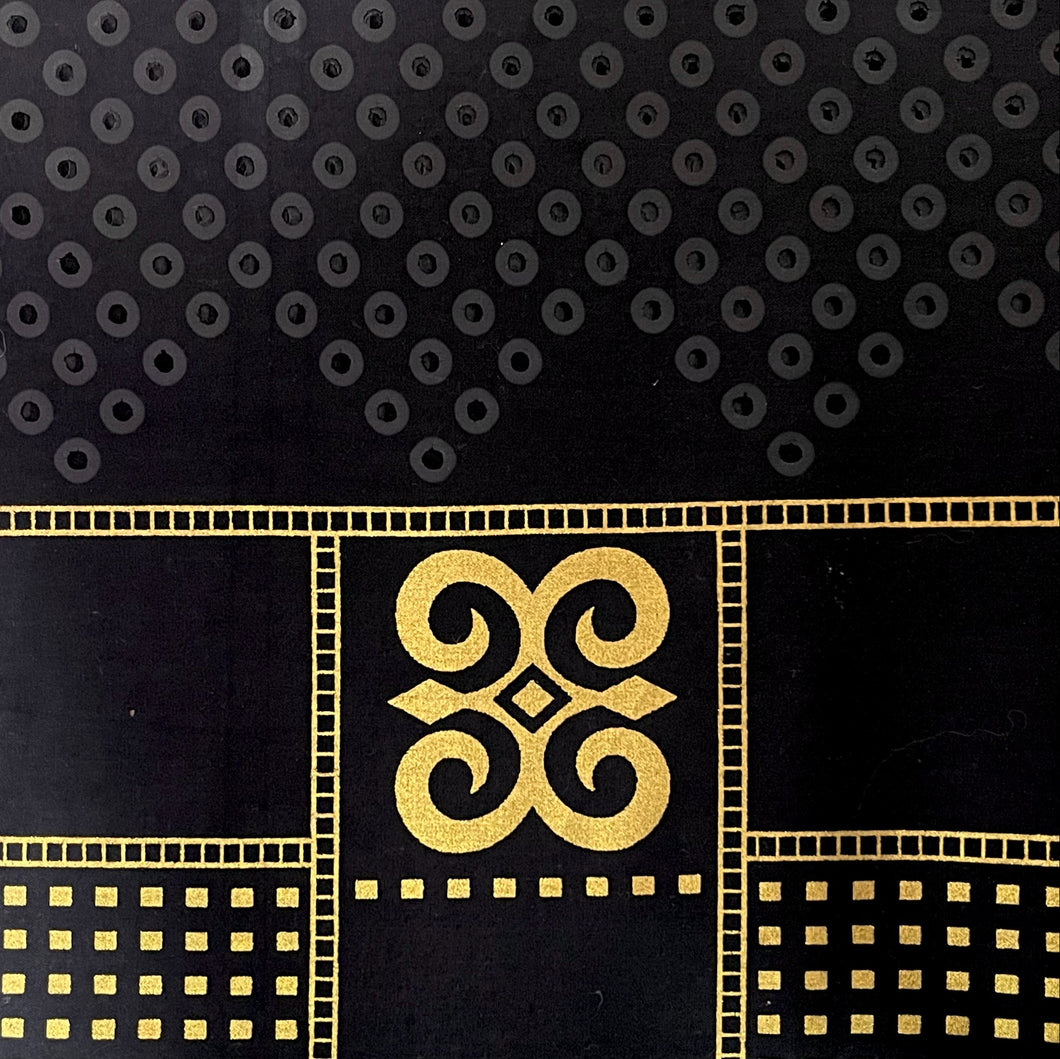 Black & Gold: Hip To Be Square - Tablecloth