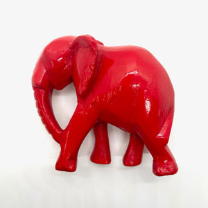 Red Elephant Napkin Rings - Ring Set