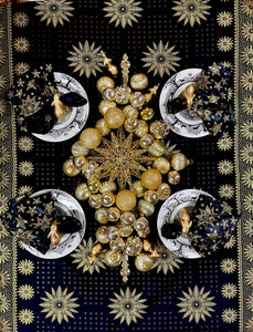 Black & Gold: Stars - Tablecloth