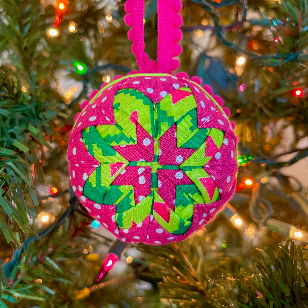 Holiday Chitenge Balls - Quilted Individual
