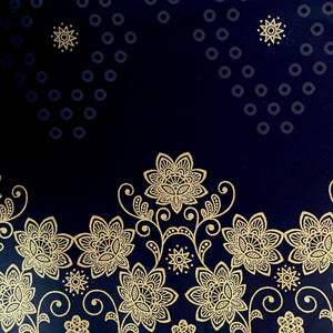 Black & Gold: Flower Power - Tablecloth